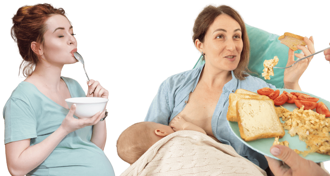 Pre en postpartum voeding